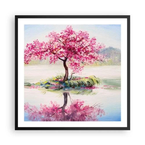 Plakat w czarnej ramie - Święto wiosny - 60x60 cm