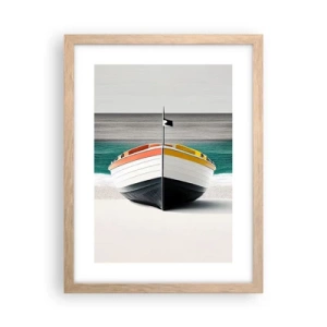 Plakat w ramie jasny dąb - Na swoim miejscu - 30x40 cm