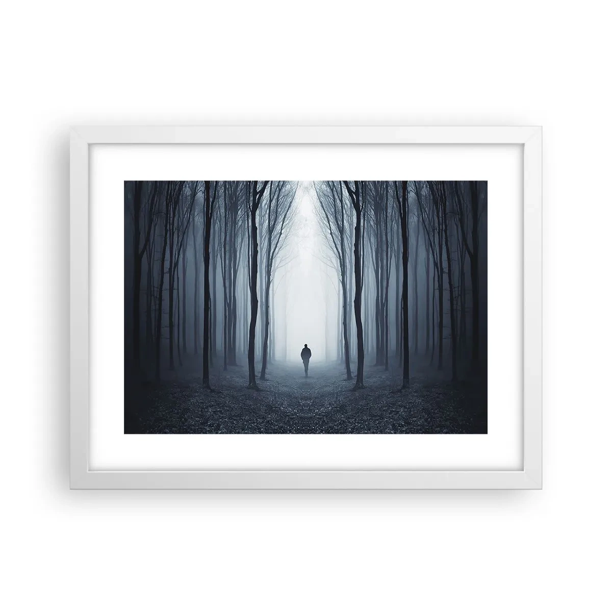 Plakat w białej ramie - I wszystko proste i jasne - 40x30 cm