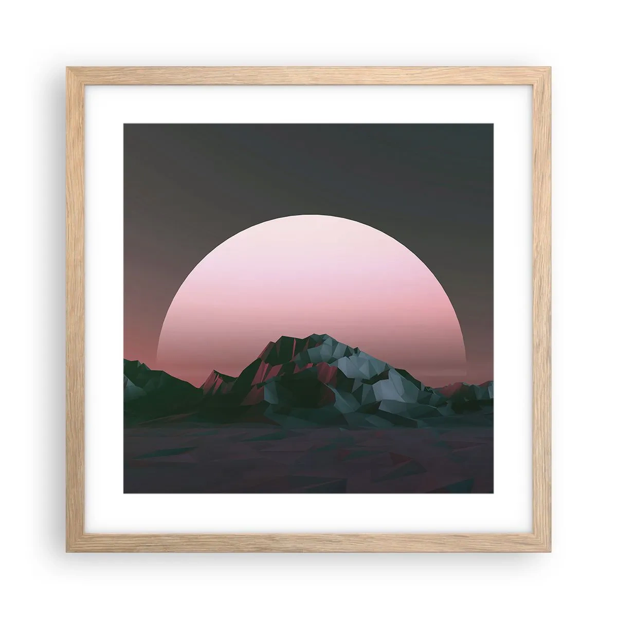 Plakat w ramie jasny dąb - W sąsiedniej galaktyce - 40x40 cm