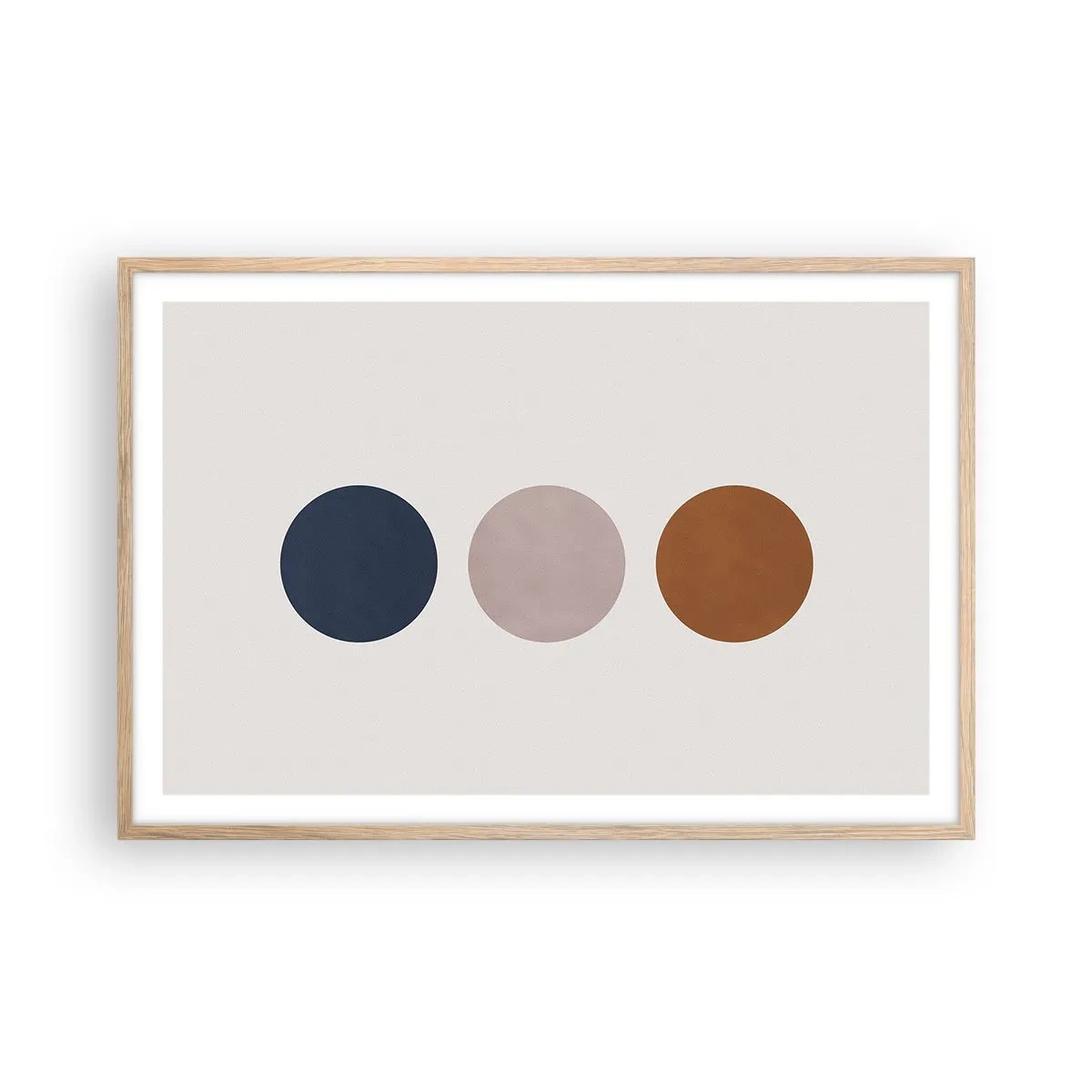 Plakat w ramie jasny dąb - Symbol doskonałości - 91x61 cm