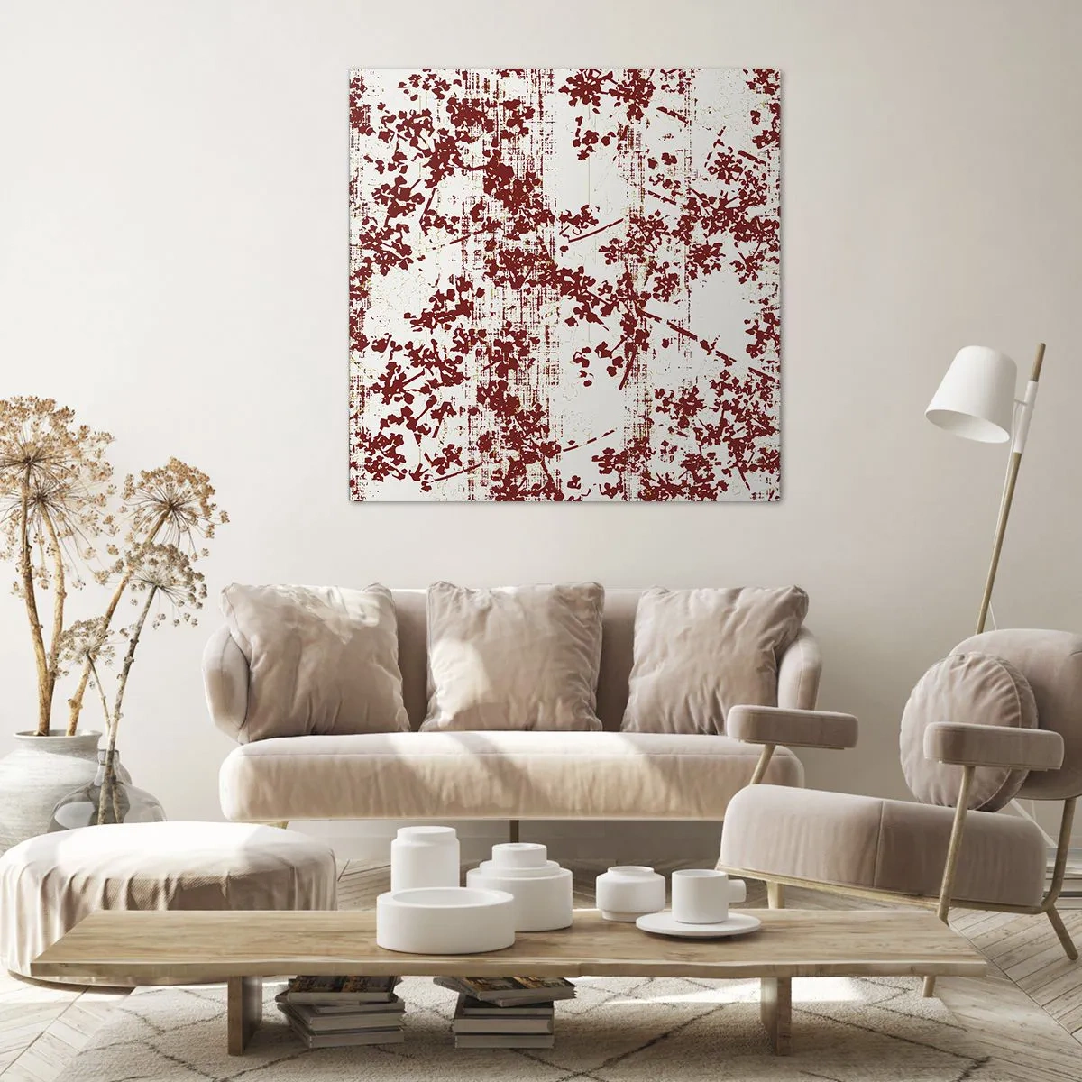 Obraz na płótnie - Jak dawny perkalik - 60x60 cm