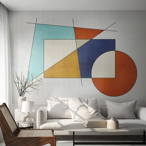 Fototapeta na wymiar Premium Sand - Abstrakcja: modernistyczna zabawa - Geometryczny, Nowoczesny, Minimalizm