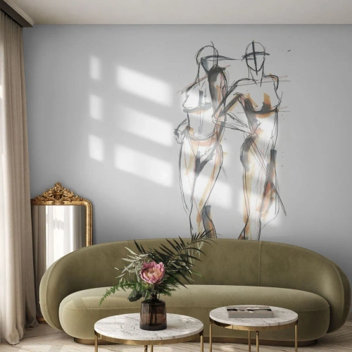 Fototapeta Samoprzylepna Deluxe Sticker - Studium wdzięku - Grafika, Moda, Sztuka Nowoczesna - 250x175 cm