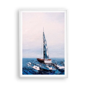Plakat w białej ramie - Braterstwo wiatru - 70x100 cm