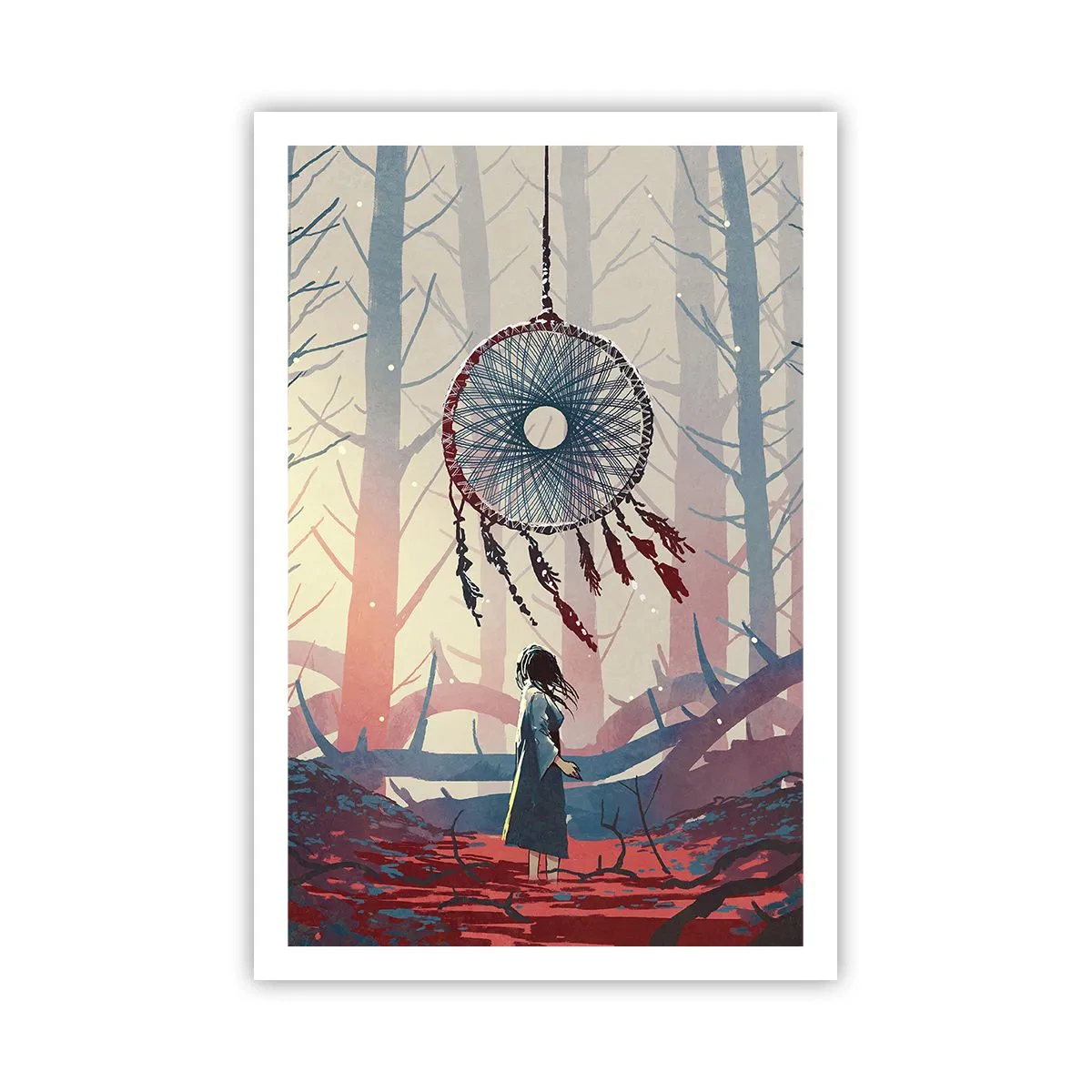 Plakat - Tajemny rytuał szczęścia - 61x91 cm