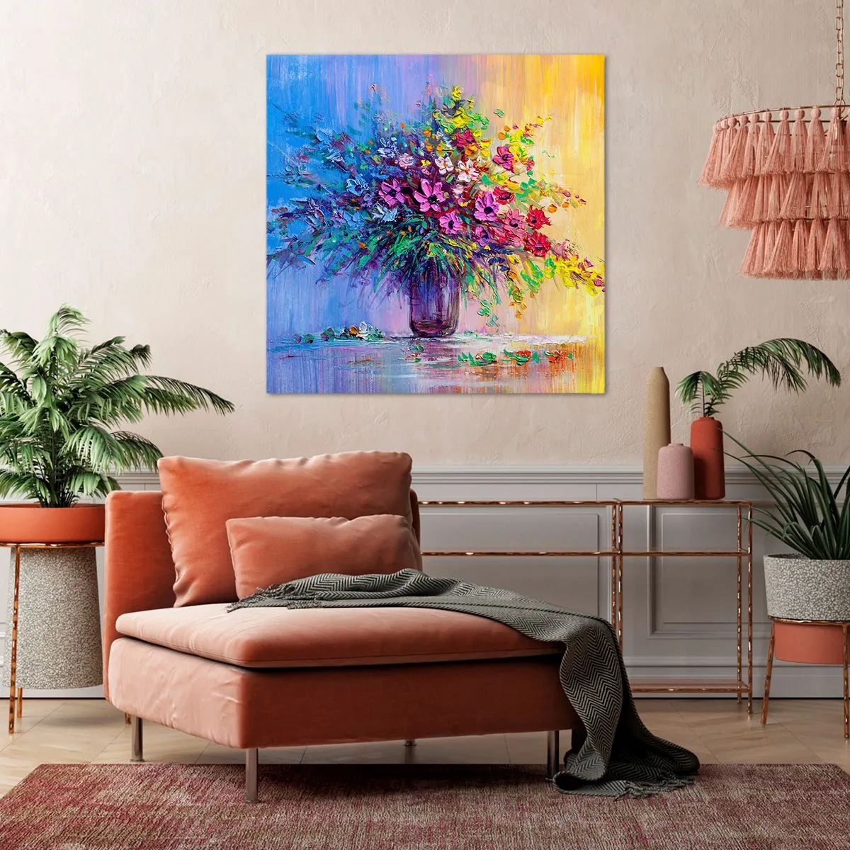 Obraz na płótnie - Dar letnirj łąki - 70x70 cm