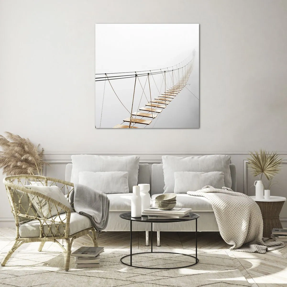 Obraz na szkle - Dokąd cię zaprowadzi? - 60x60 cm