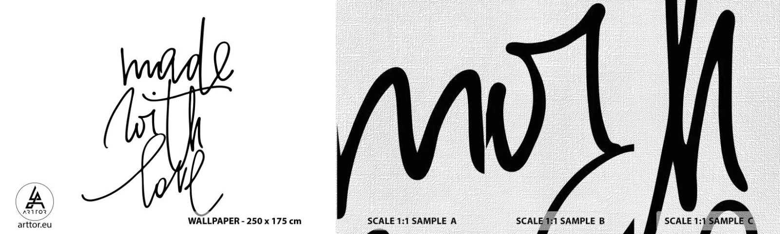 Fototapeta Próbka Premium Canvas - Najlepsza marka - Typografia, Afirmacja, Maksyma - 100x30 cm