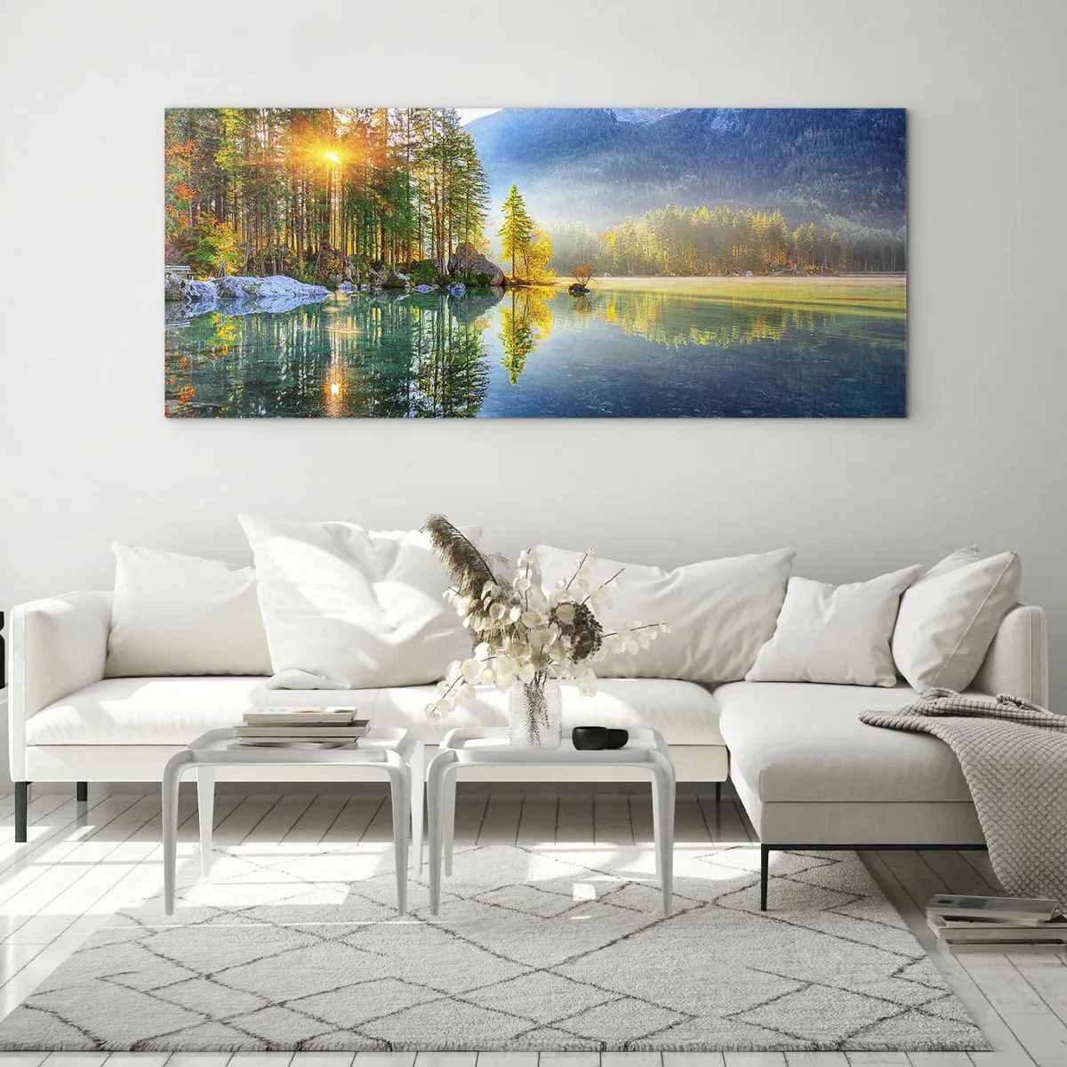 Obraz na szkle - Majestat i słodycz - 100x40 cm