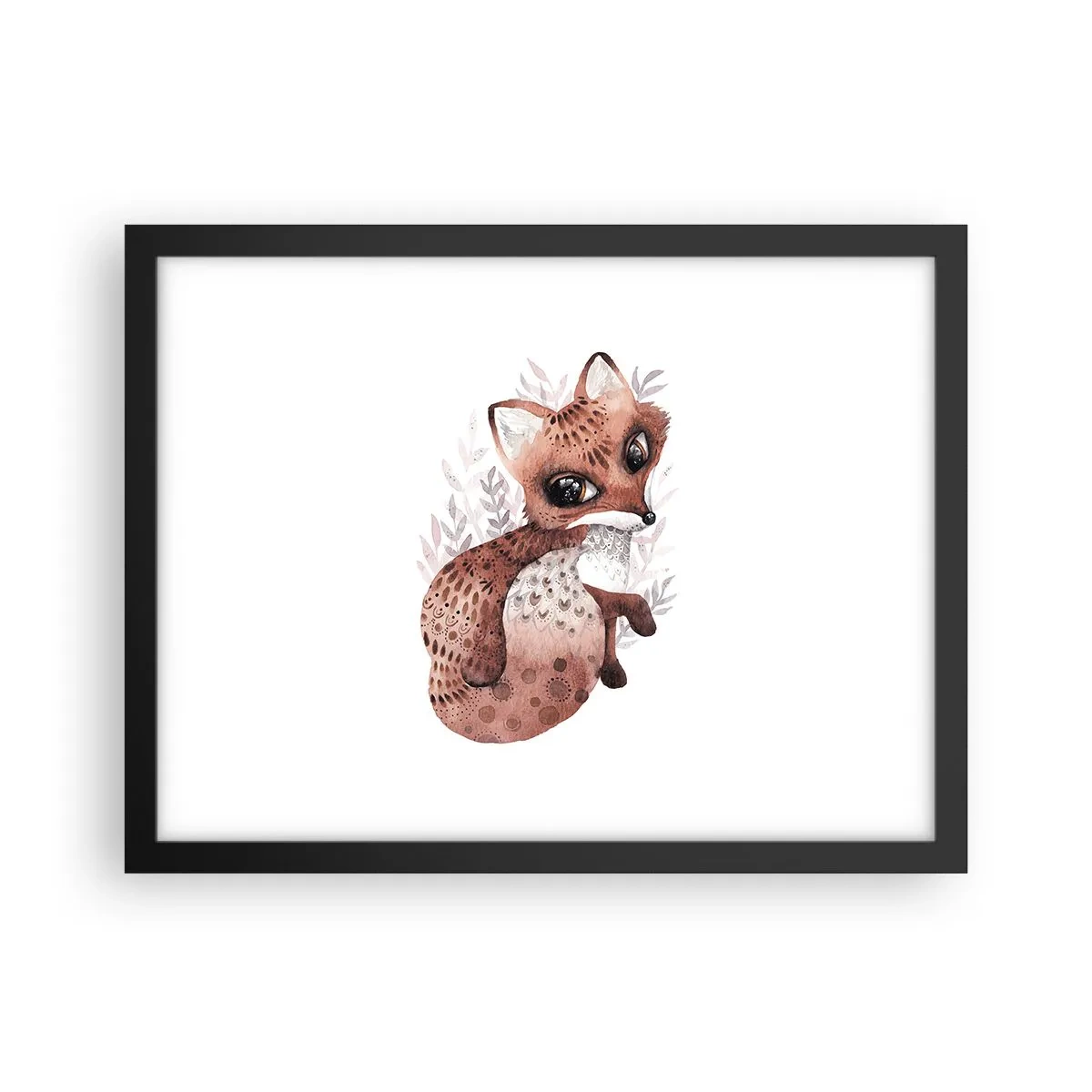 Plakat w czarnej ramie - Tylko pokochać - 40x30 cm