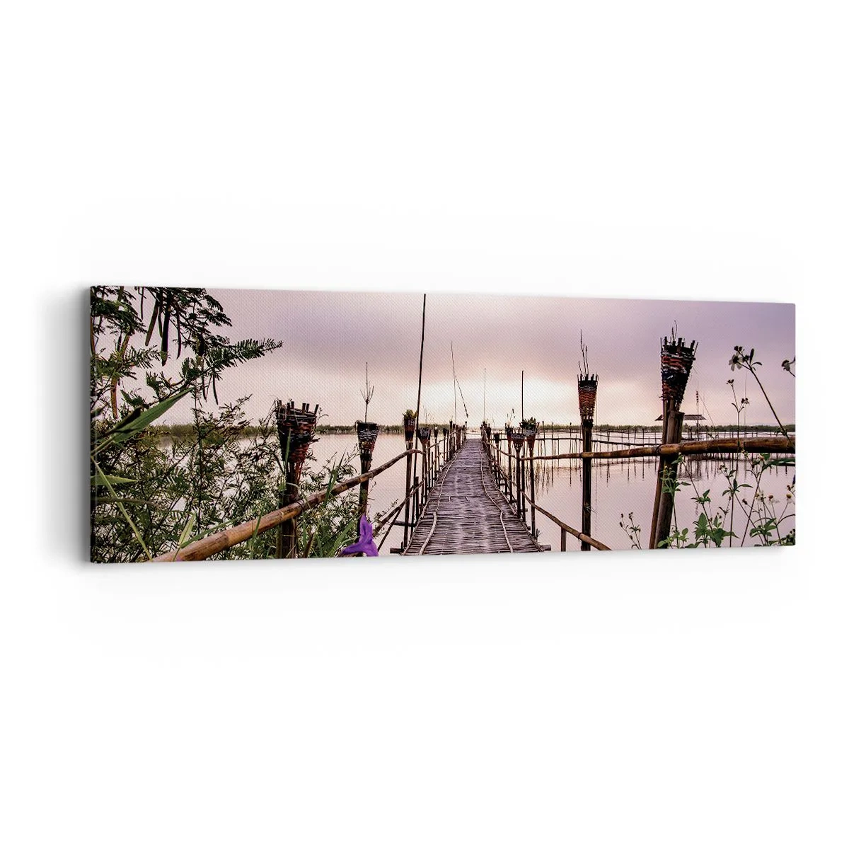 Obraz na płótnie - Spokój i cisza Azji - 90x30 cm