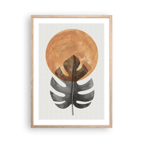 Plakat w ramie jasny dąb - Zawsze słońce - 50x70 cm