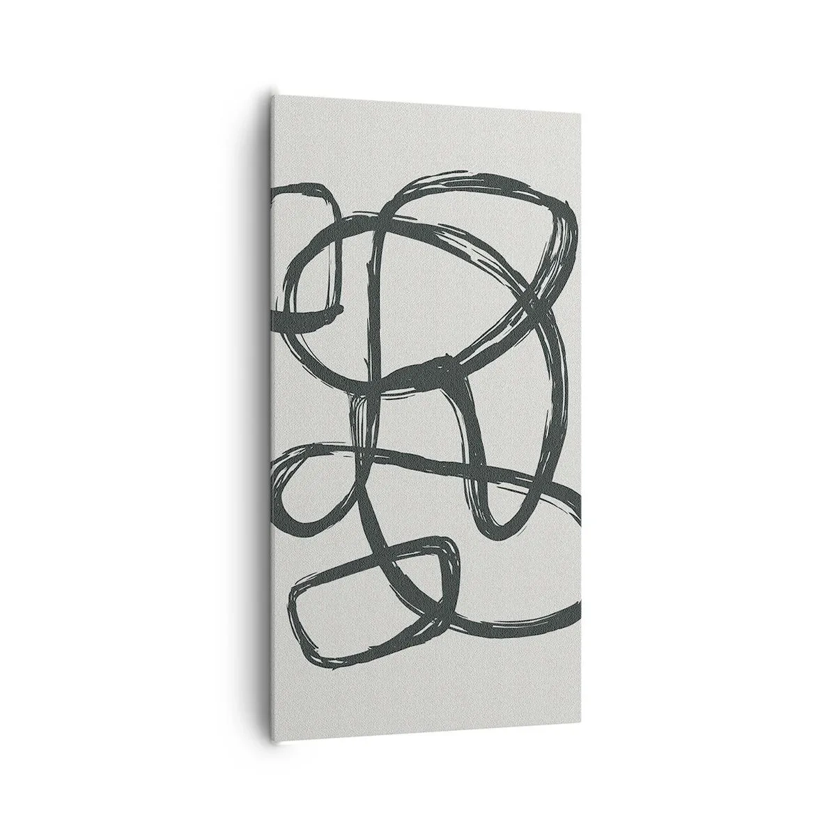 Obraz na płótnie - Zapętlona abstrakcja - 65x120 cm