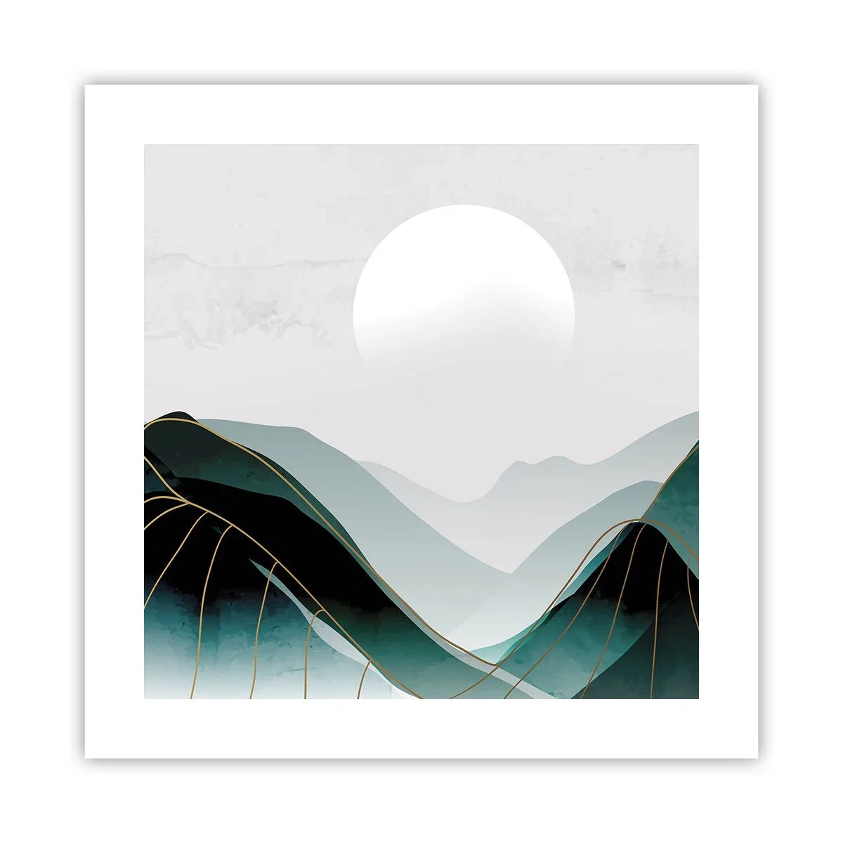 Plakat - W pełnym majestacie - 40x40 cm