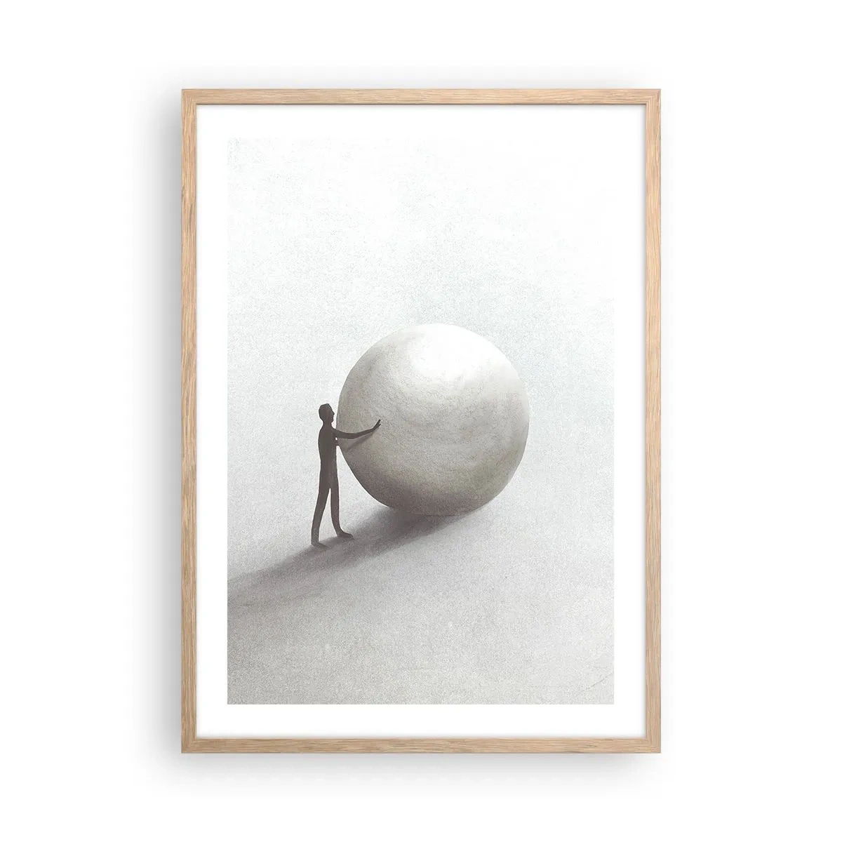 Plakat w ramie jasny dąb - Gra życia - 50x70 cm