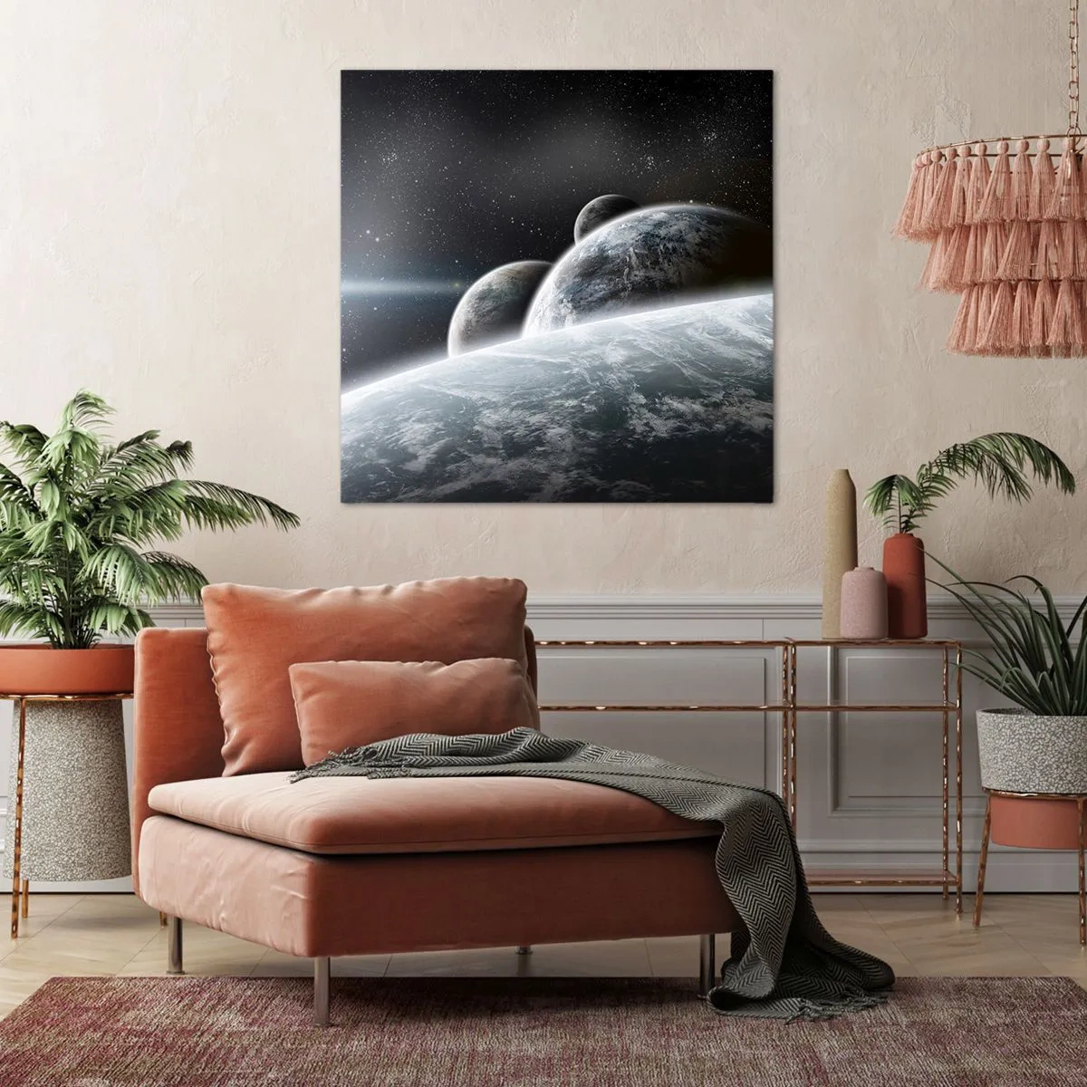 Obraz na płótnie - Kosmiczna muzyka sfer - 60x60 cm