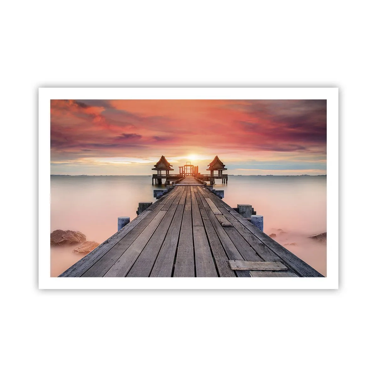 Plakat - Zachód na wschodzie - 91x61 cm