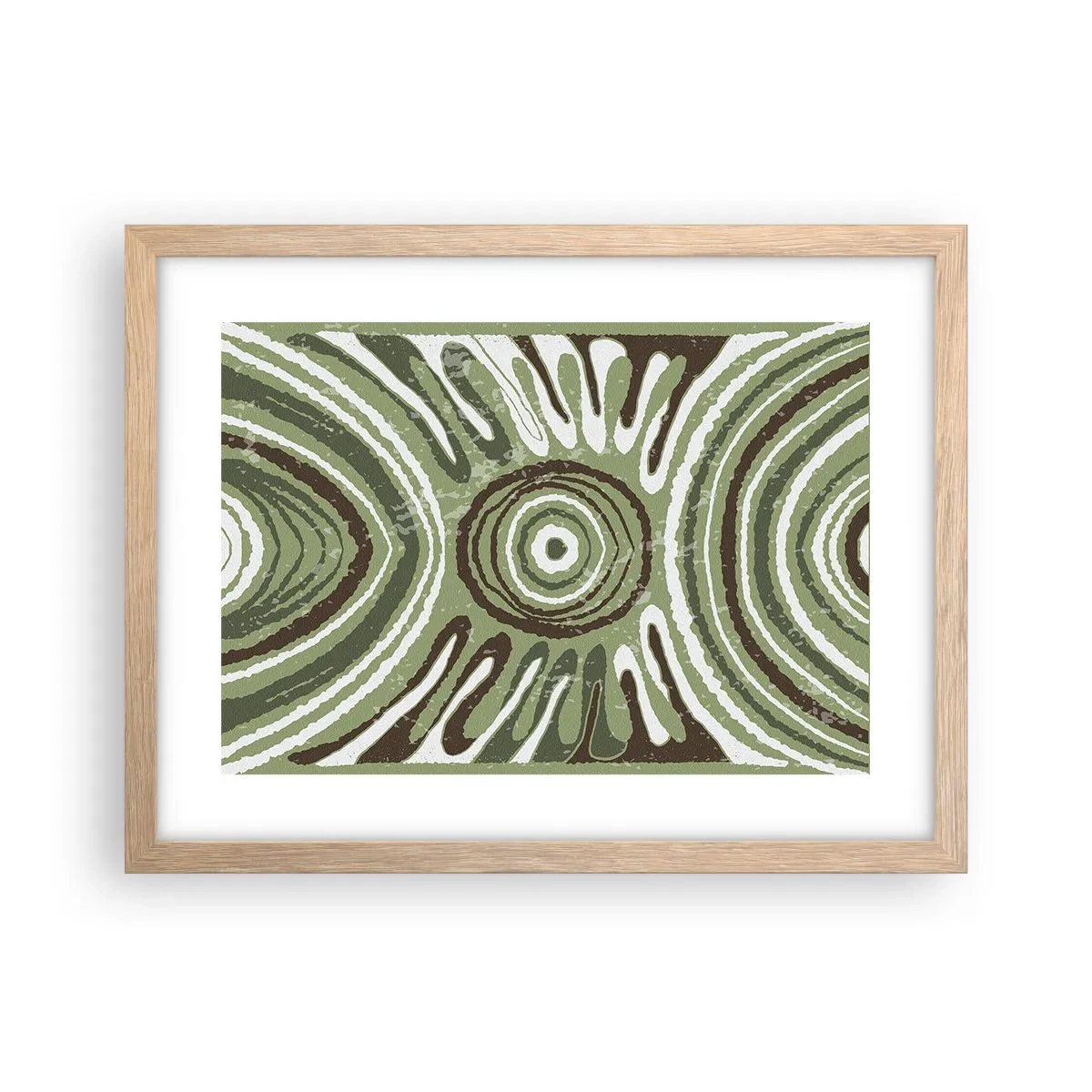 Plakat w ramie jasny dąb - Eksplozja emocji - 40x30 cm