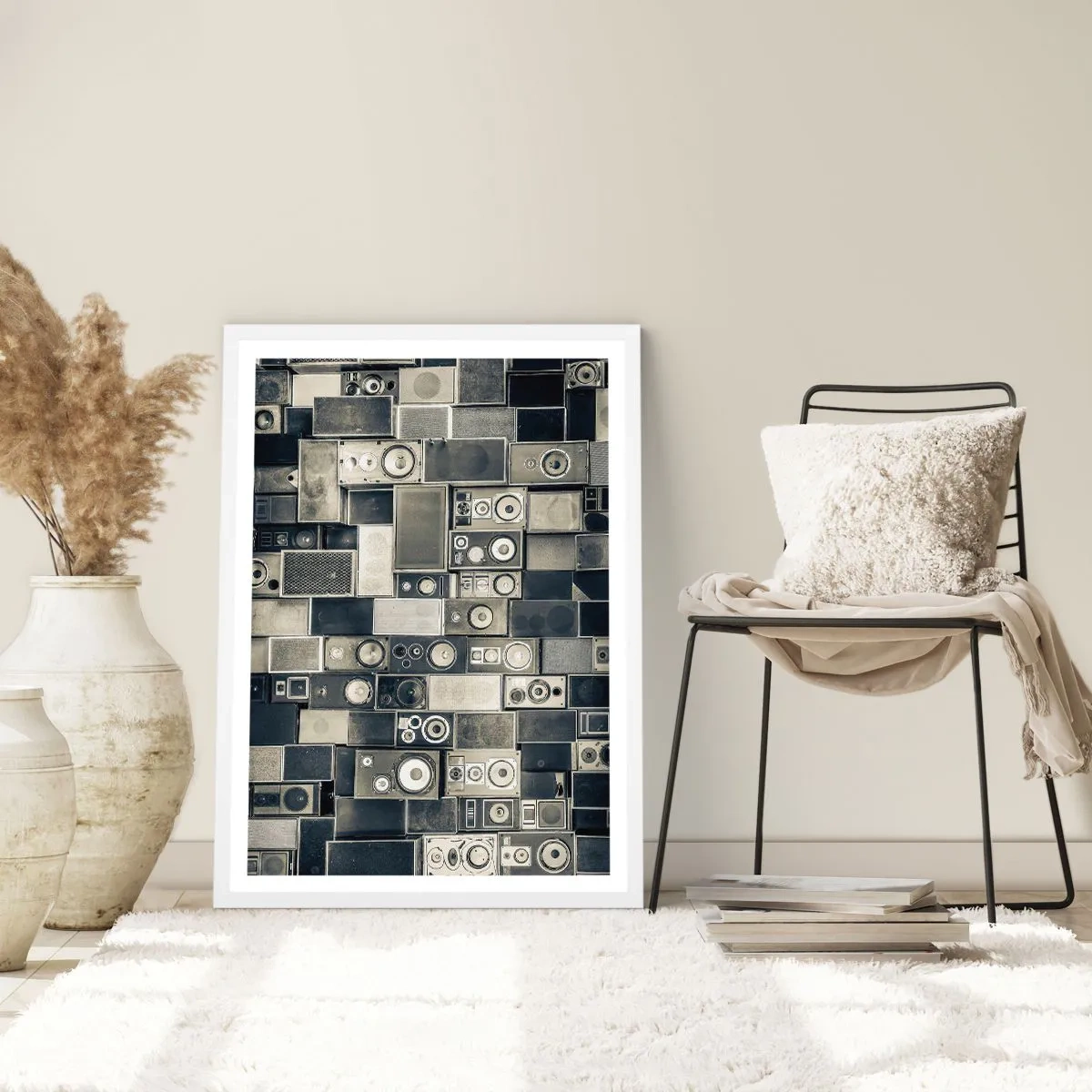 Plakat w białej ramie - I wszystko gra - 70x100 cm