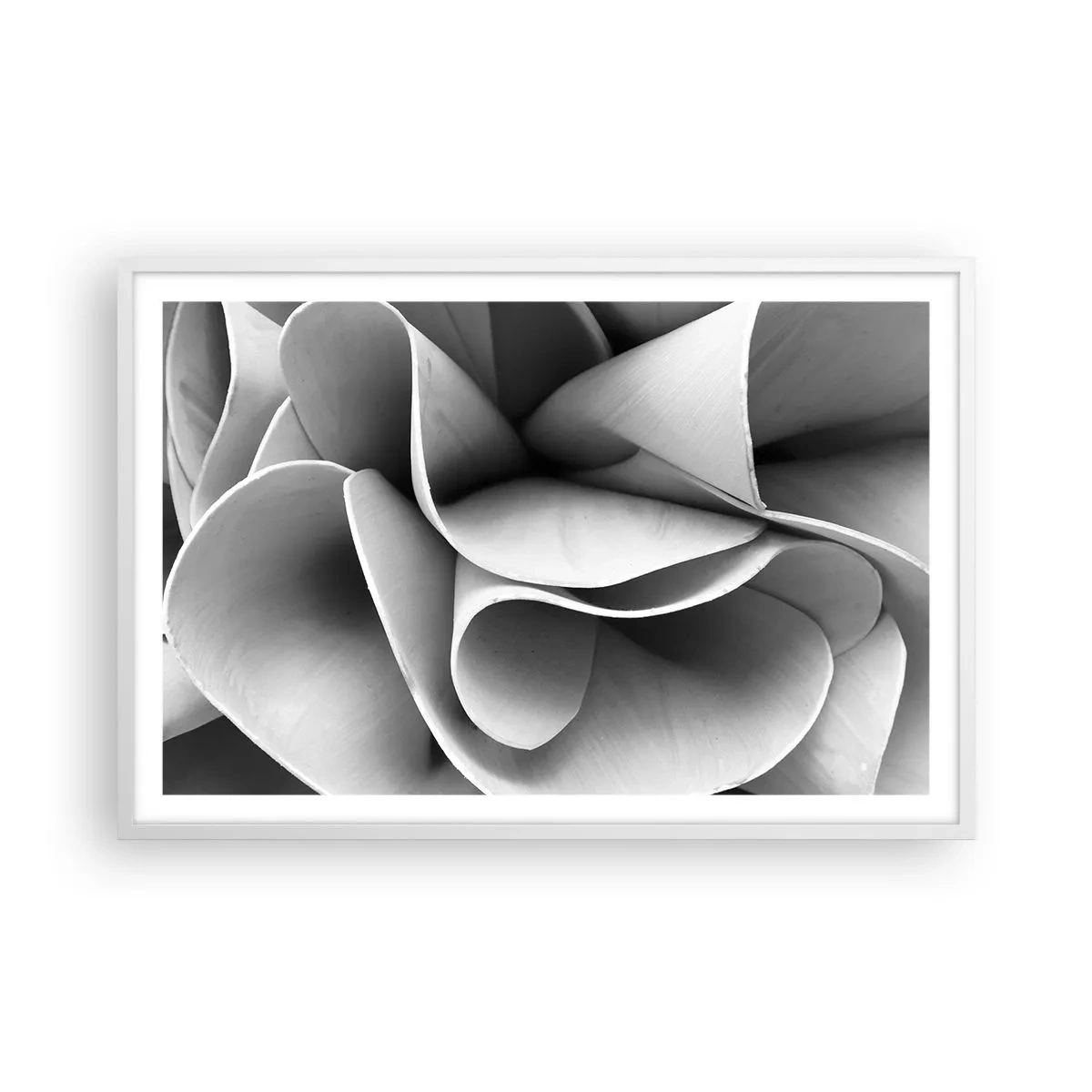 Plakat w białej ramie - Dzieje się w przestrzeni - 91x61 cm