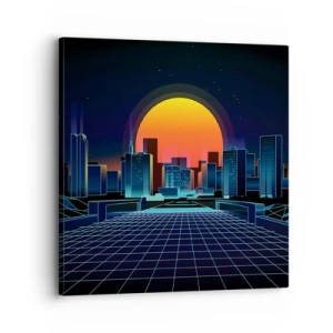 Obraz na płótnie - Wciąż chcesz do realu? - 30x30 cm