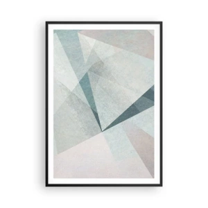 Plakat w czarnej ramie - Spokojnie choć dynamicznie - 70x100 cm