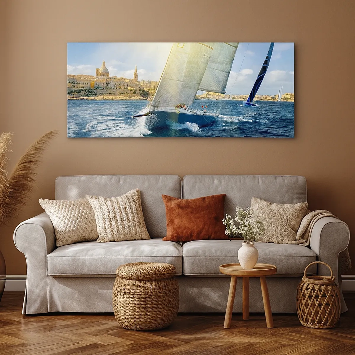 Obraz na płótnie - Pora opuścić miasto - 30x30 cm