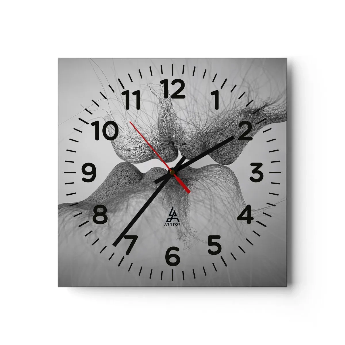 Zegar ścienny - Pocałunek wiatru - 30x30 cm