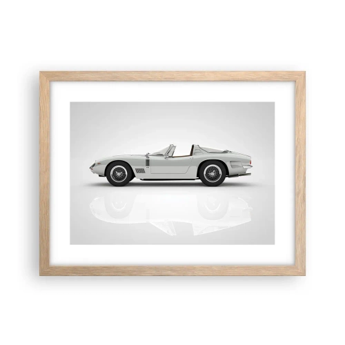 Plakat w ramie jasny dąb - Obietnica zabawy - 40x30 cm