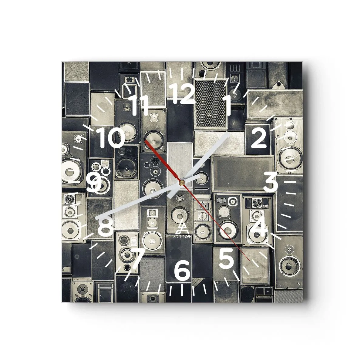 Zegar ścienny - I wszystko gra - 40x40 cm