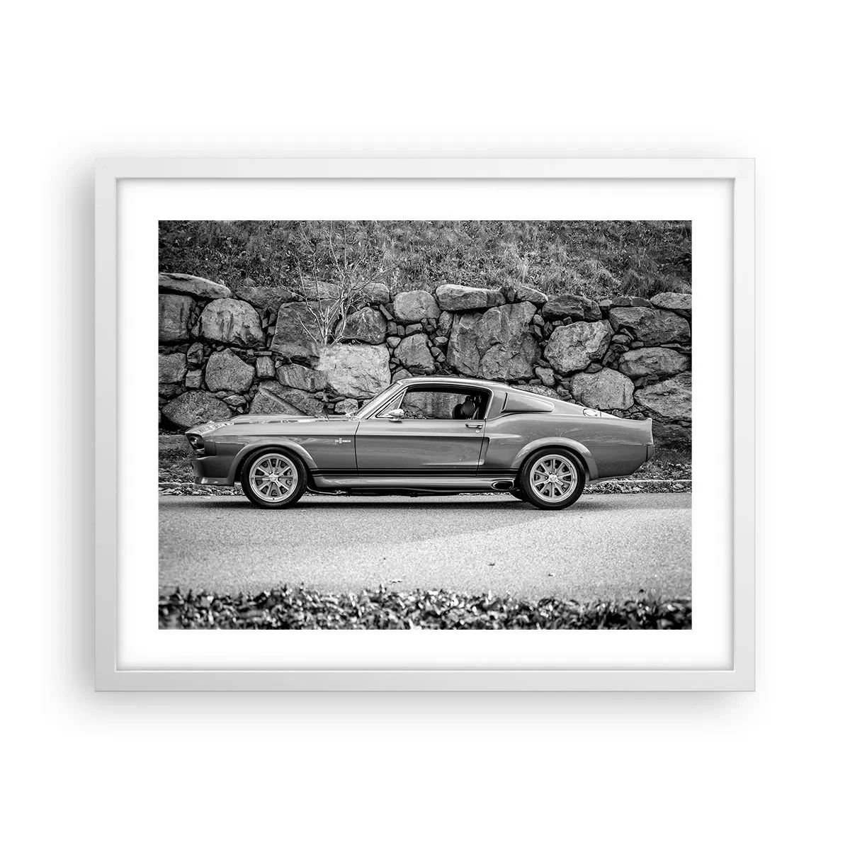 Plakat w białej ramie - Legenda lat 60. - 50x40 cm