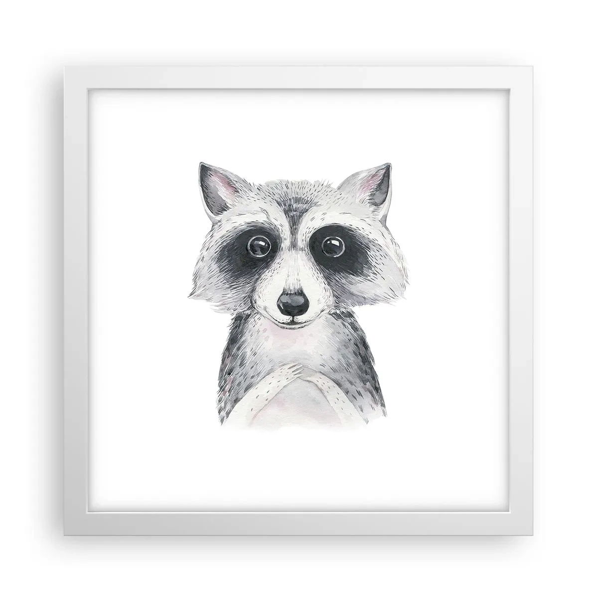 Plakat w białej ramie - Chwila na wzruszenie - 30x30 cm