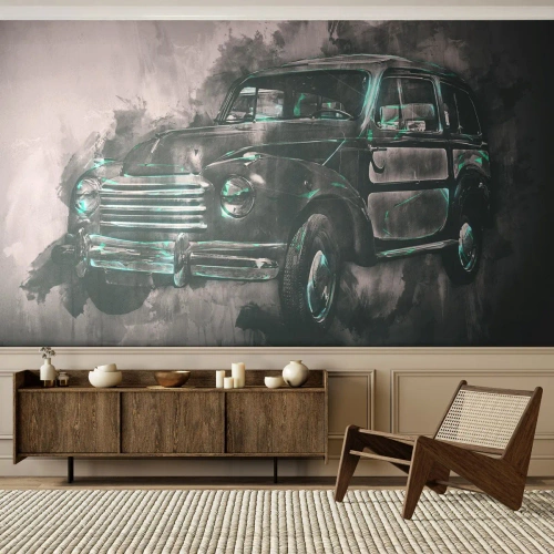 Fototapeta Samoprzylepna Deluxe Sticker - Szacowny przodek - Samochód Retro, Motoryzacja, Podróż - 100x70 cm