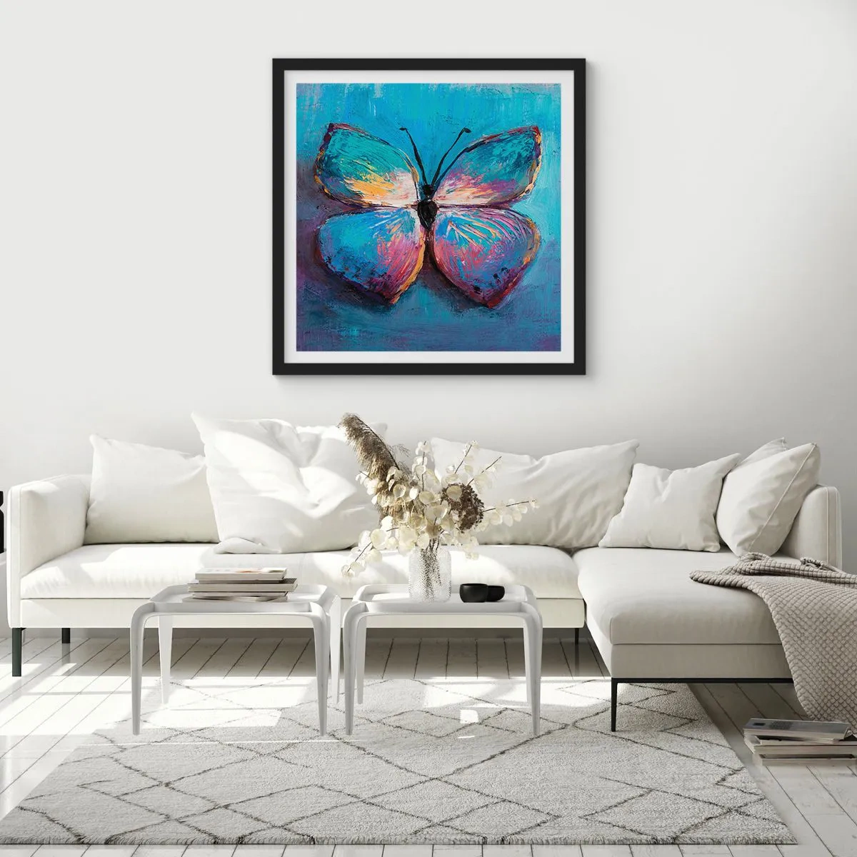 Plakat w czarnej ramie - W pełnej krasie - 60x60 cm