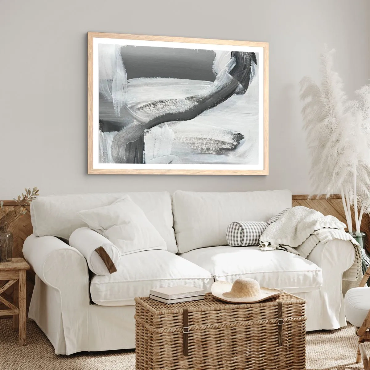 Plakat w ramie jasny dąb - Zdecydowanym ruchem - 40x30 cm