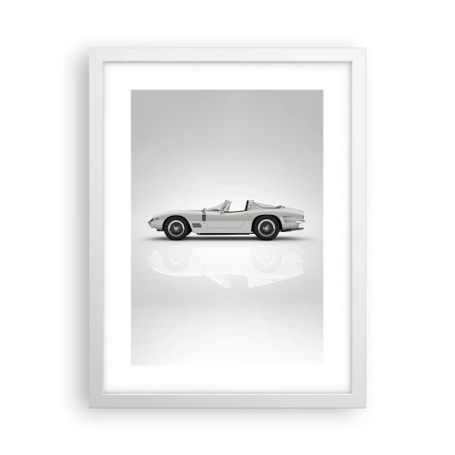 Plakat w białej ramie - Obietnica zabawy - 30x40 cm