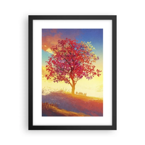 Plakat w czarnej ramie - Pielgrzym u celu - 30x40 cm