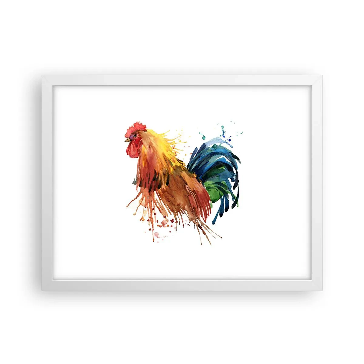 Plakat w białej ramie - Królewska szata, królewska duma - 40x30 cm