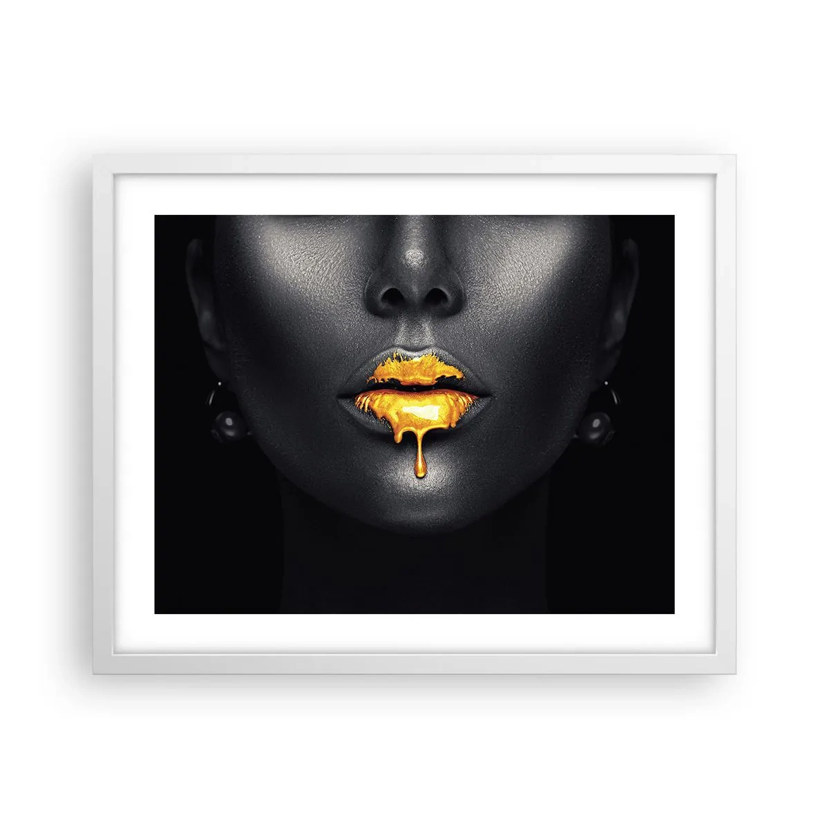 Plakat w białej ramie - Złotousta - 50x40 cm
