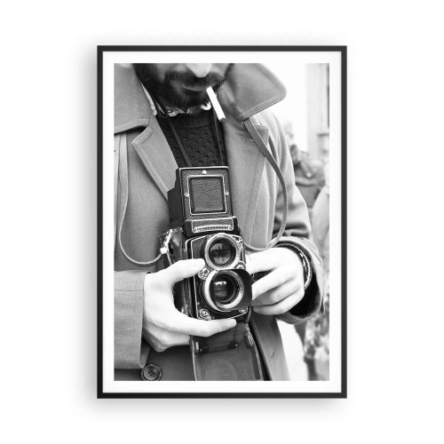 Plakat w czarnej ramie - W stylu retro - 70x100 cm