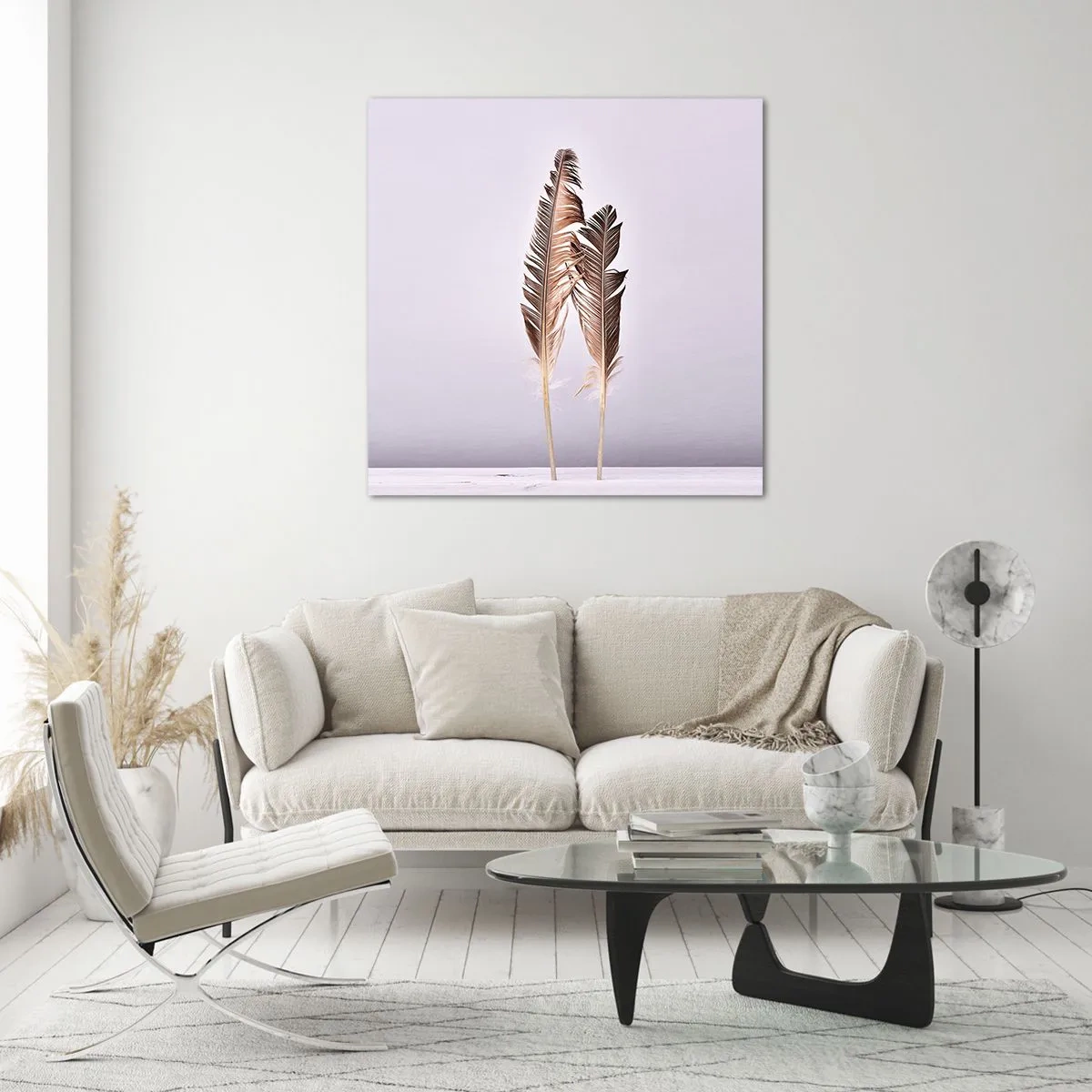 Obraz na szkle - Przeciw nicości - 70x70 cm