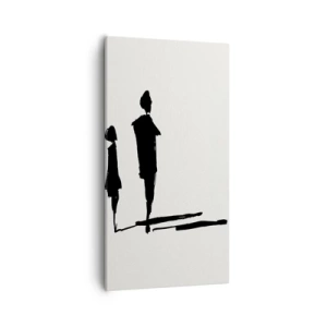 Obraz na płótnie - Na pewno razem? - 55x100 cm