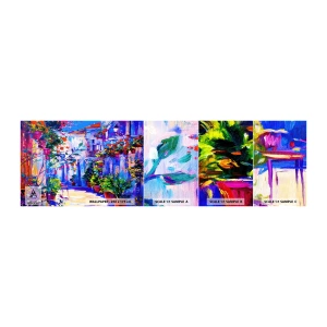 Fototapeta Próbka Samoprzylepna Deluxe Sticker - Impresja - włoska uliczka - Miasto, Architektura, Włochy - 100x30 cm