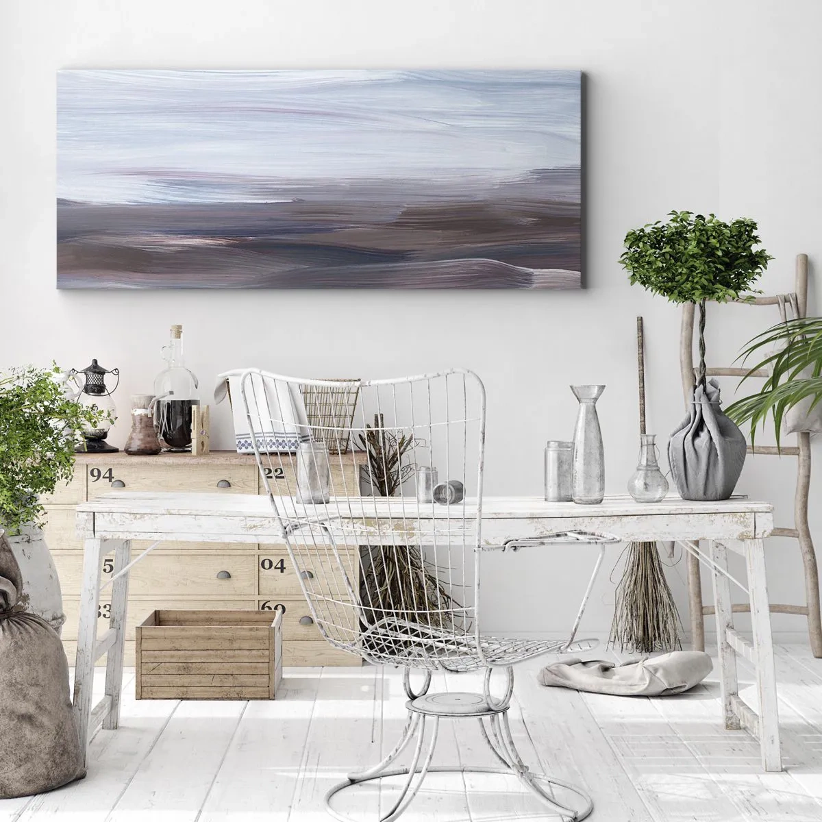 Obraz na płótnie - Żywioły: woda - 100x40 cm