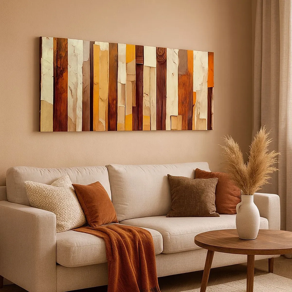 Obraz na płótnie - Hymn leśnych drzew - 100x40 cm