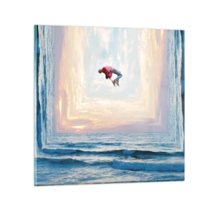 Obraz na szkle - Do innego wymiaru - 70x70 cm