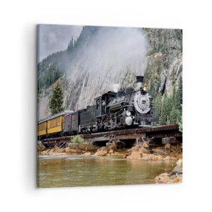 Obraz na płótnie - A dokąd to? Dokąd? - 50x50 cm