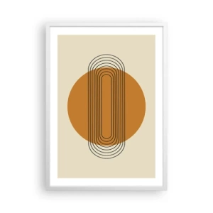 Plakat w białej ramie - Plan doskonały - 50x70 cm