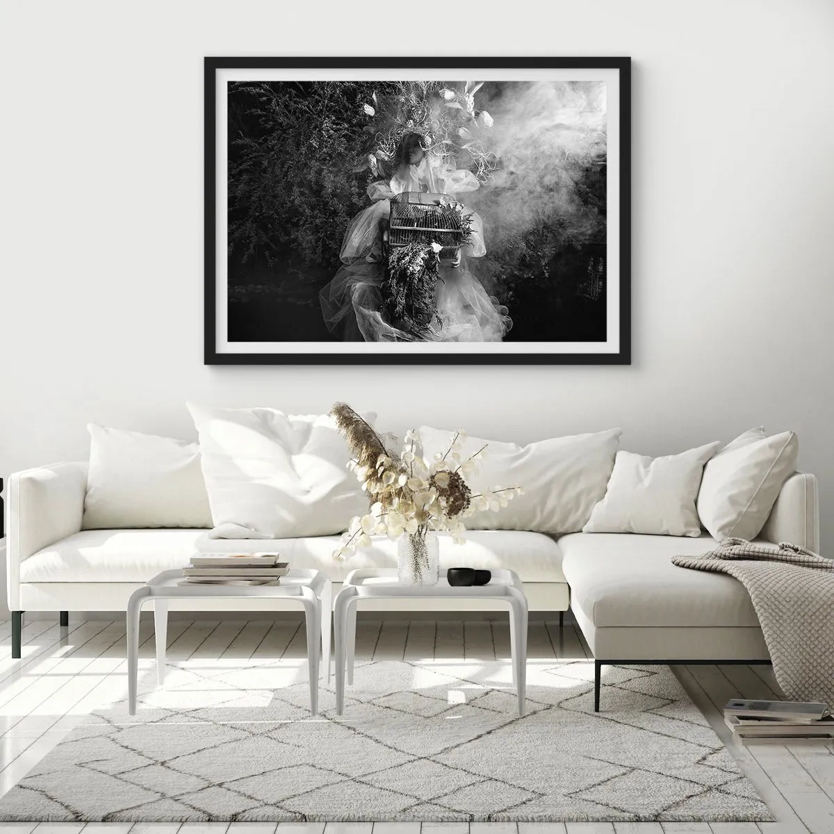 Plakat w czarnej ramie - Sama Matka – Natura - 40x30 cm